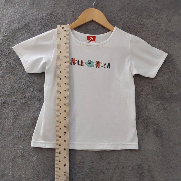 Vintage Girls Halloween Tee – Size Medium – Cute Ghost Graphic - Picture 5 of 6